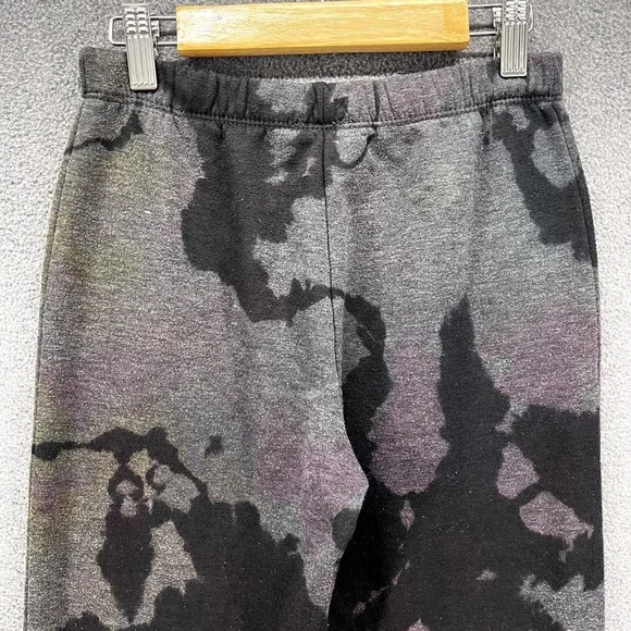 FireHouse Jogger pants‎ Fleece Kids Large Gray Black Tie dye elastic waist - Picture 4 of 13